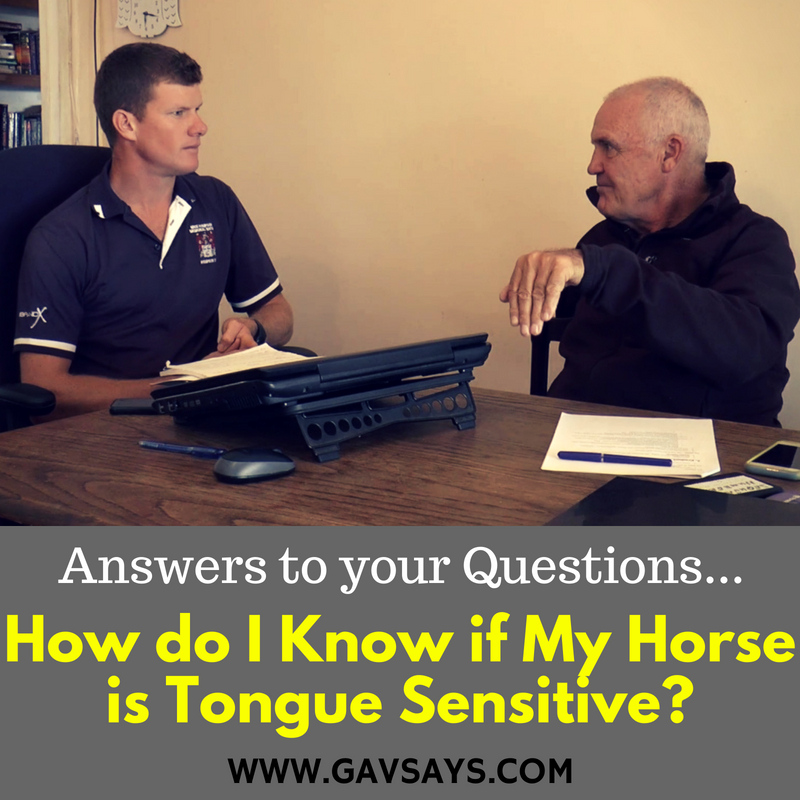 [Video] How do I Know My Horse is Tongue Sensitive? Answers to Your Questions...