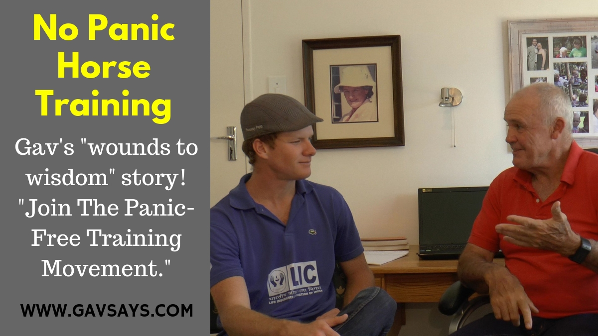 No Panic Training - Gav's Dyslexia & Relating it to Horse Training