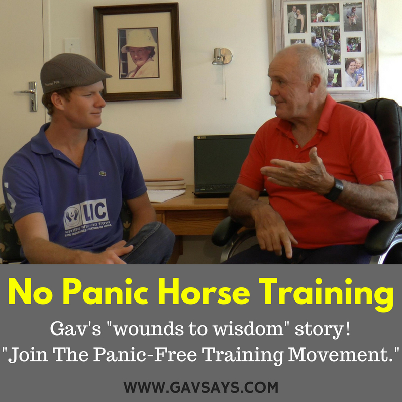 No Panic Training - Gav's Dyslexia & Relating it to Horse Training